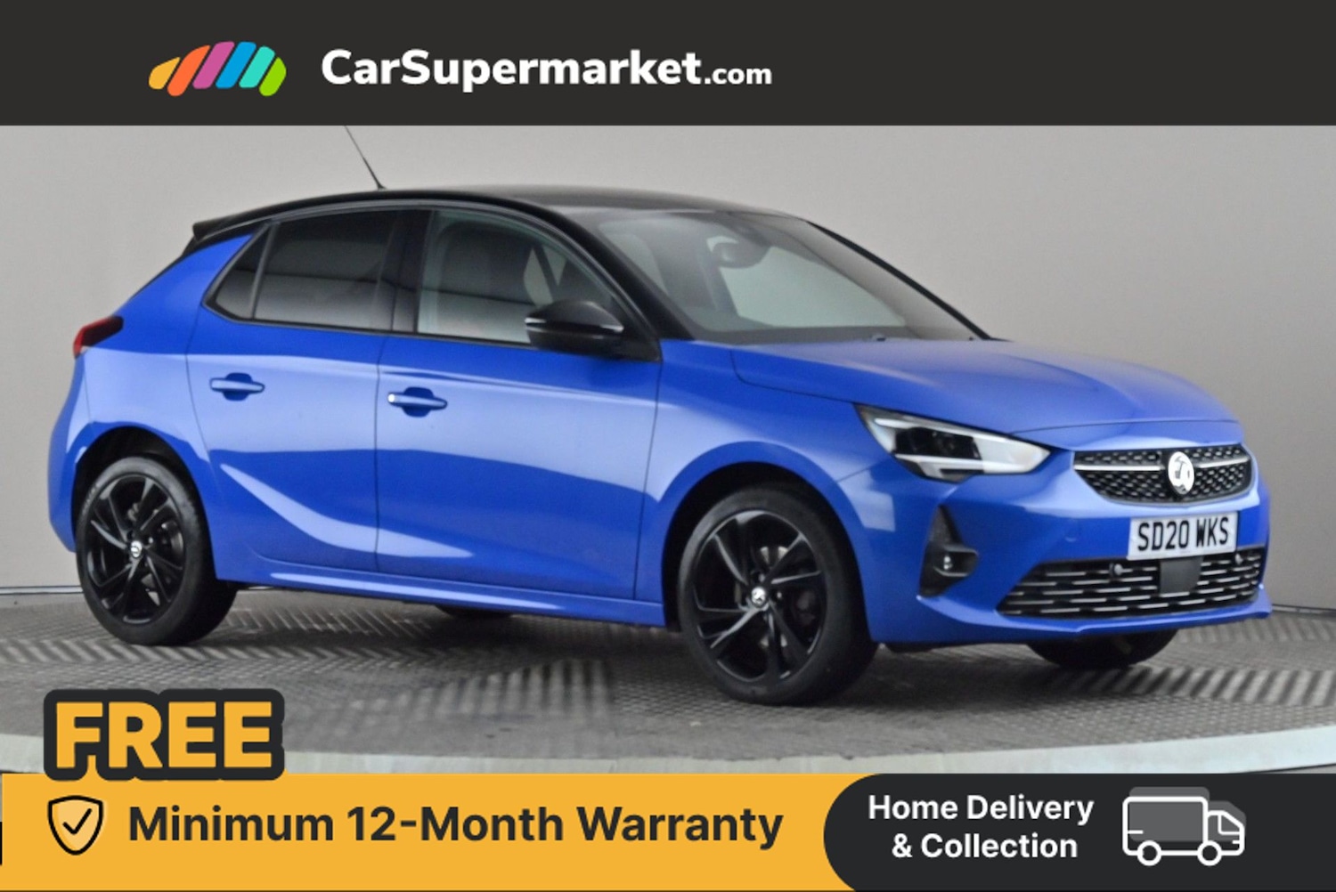 Used Vauxhall Corsa 2020 for sale - 76723873: Photo 1