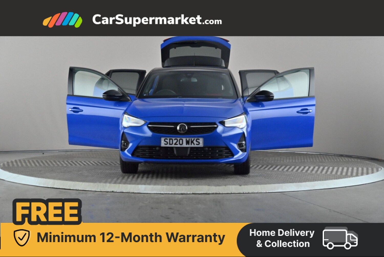 Used Vauxhall Corsa 2020 for sale - 76723873: Photo 8