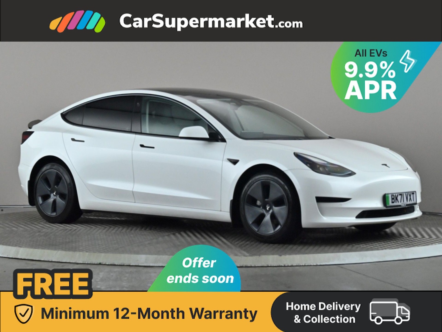 Used Tesla Model 3 2021 for sale - 76395229: Photo 1