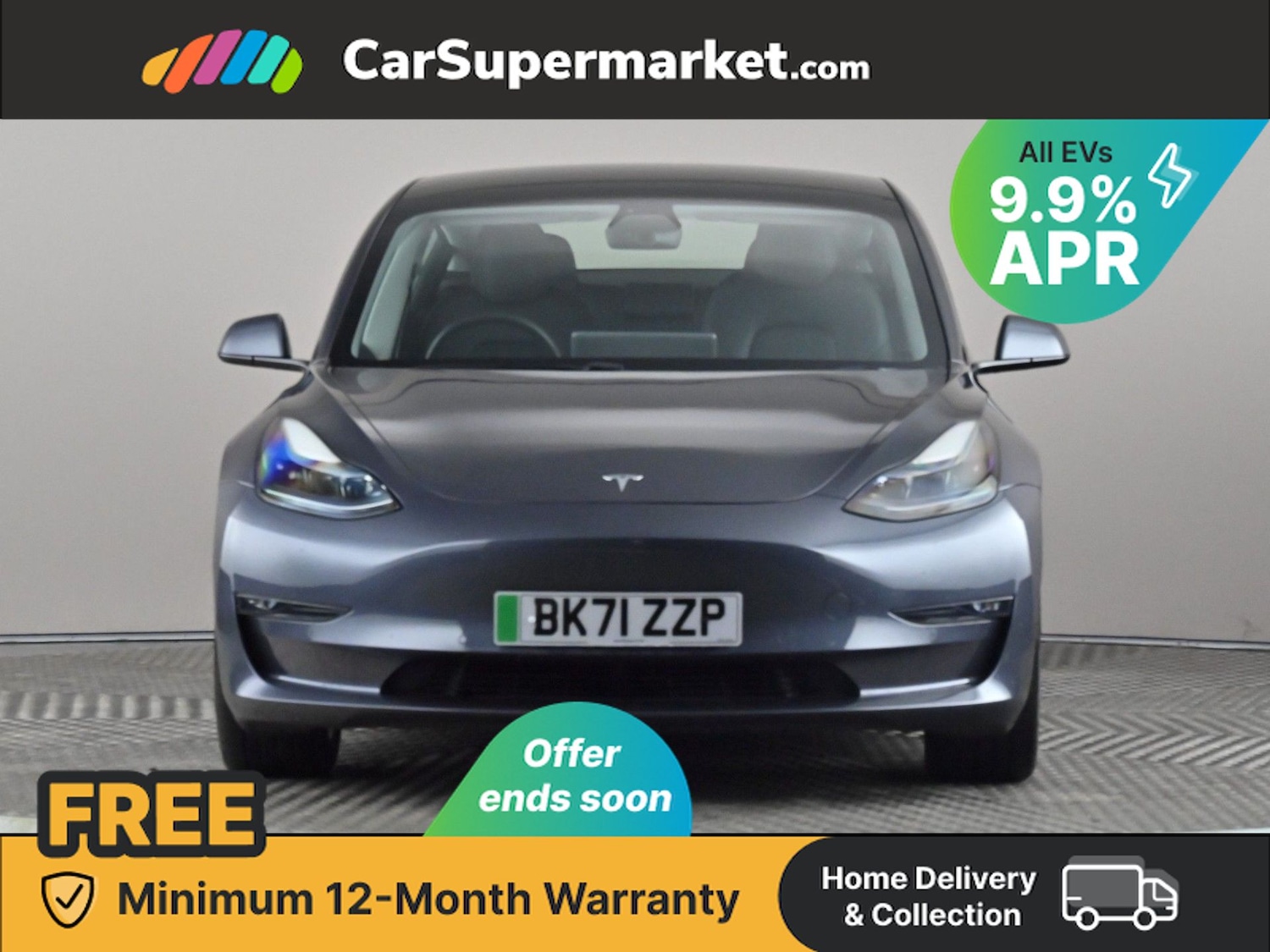Used Tesla Model 3 2021 for sale - 76342093: Photo 2