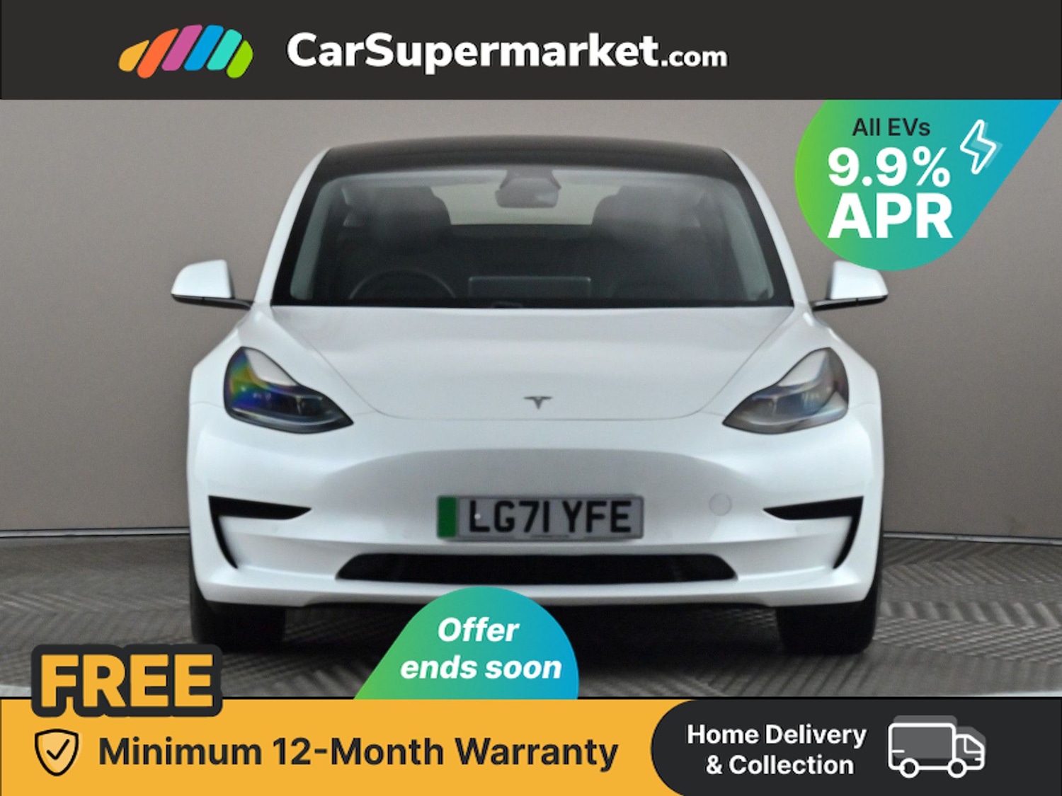 Used Tesla Model 3 2021 for sale - 76342087: Photo 2