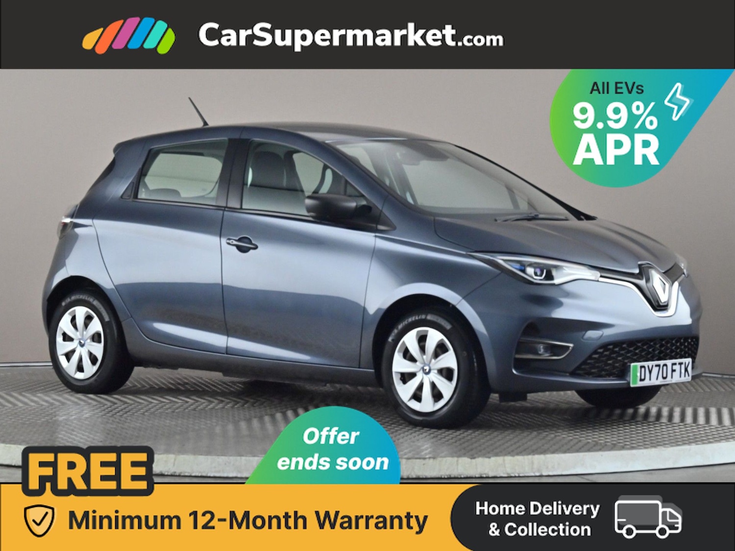 Used Renault Zoe 2020 for sale - 76581706: Photo 1