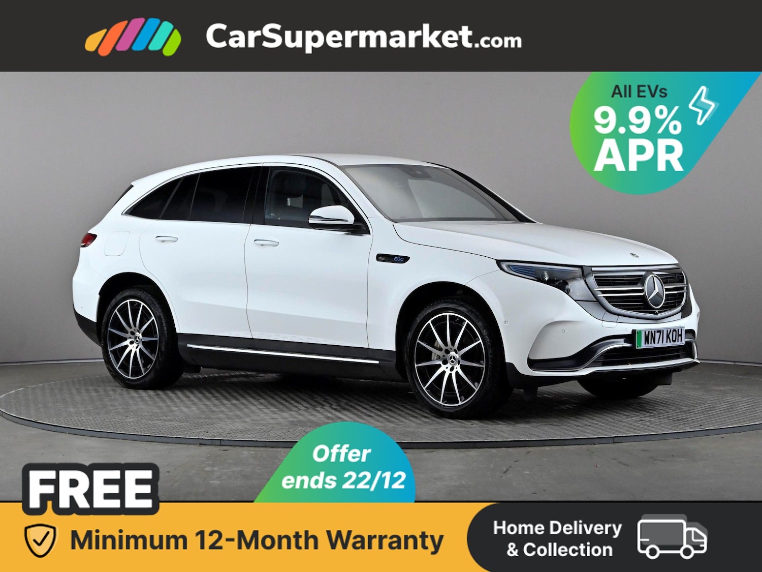 Used Mercedes-Benz EQC 2021 for sale - 76909632: Photo 1