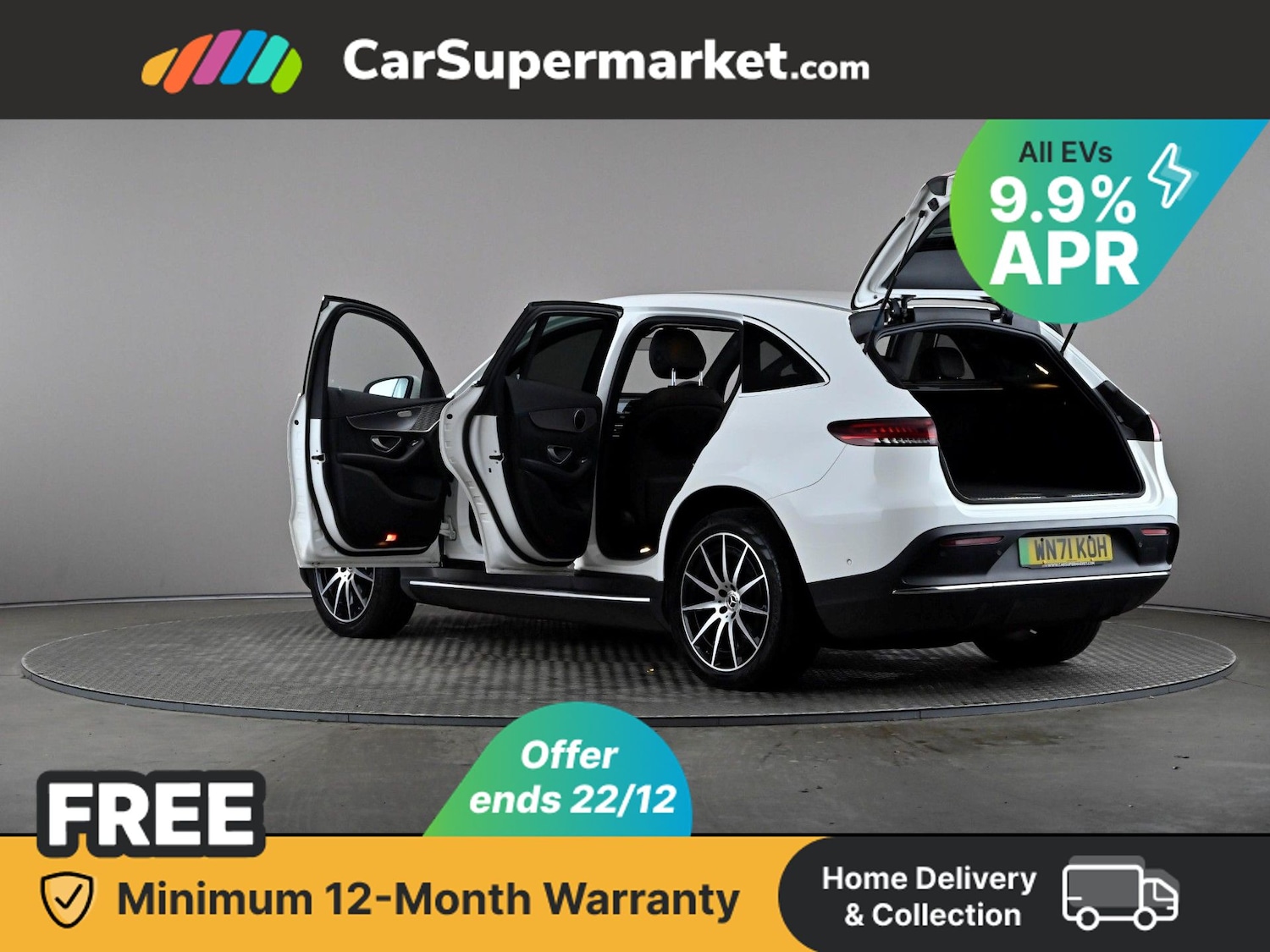 Used Mercedes-Benz EQC 2021 for sale - 76909632: Photo 12