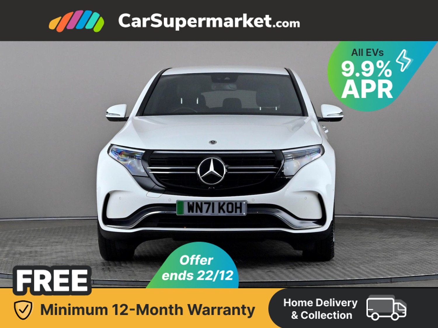 Used Mercedes-Benz EQC 2021 for sale - 76909632: Photo 2