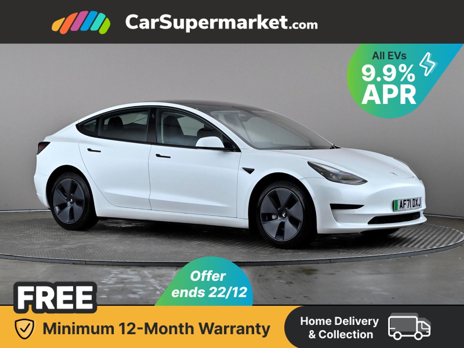 Used Tesla Model 3 2021 for sale - 76896075: Photo 1