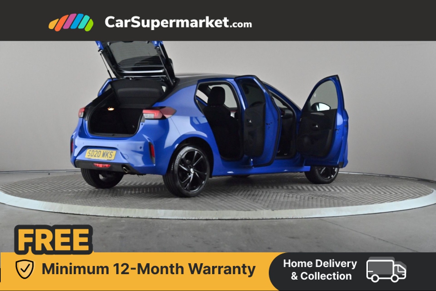 Used Vauxhall Corsa 2020 for sale - 76405897: Photo 12