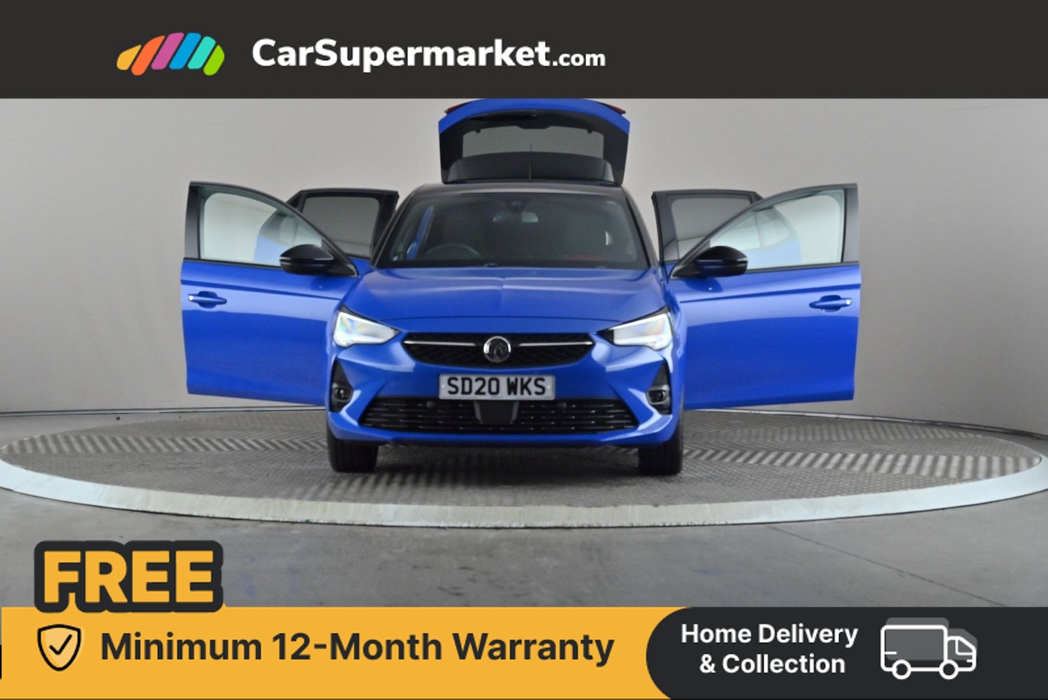 Used Vauxhall Corsa 2020 for sale - 76405897: Photo 8