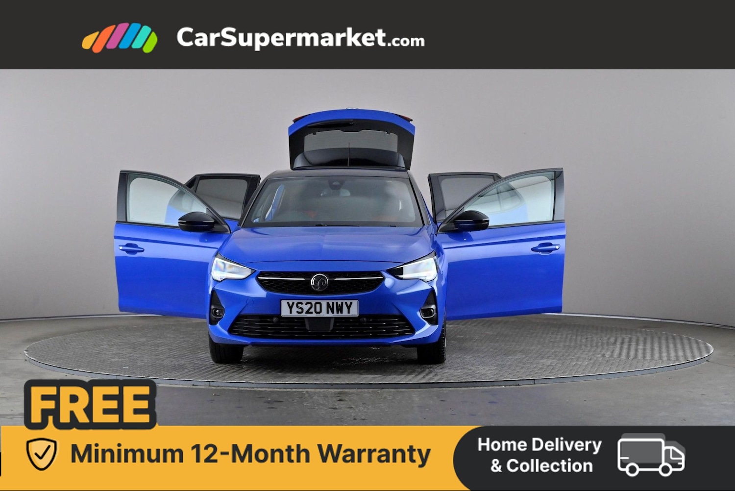 Used Vauxhall Corsa 2020 for sale - 76453412: Photo 8