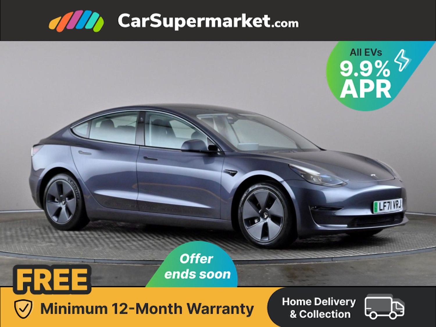 Used Tesla Model 3 2021 for sale - 76342163: Photo 1