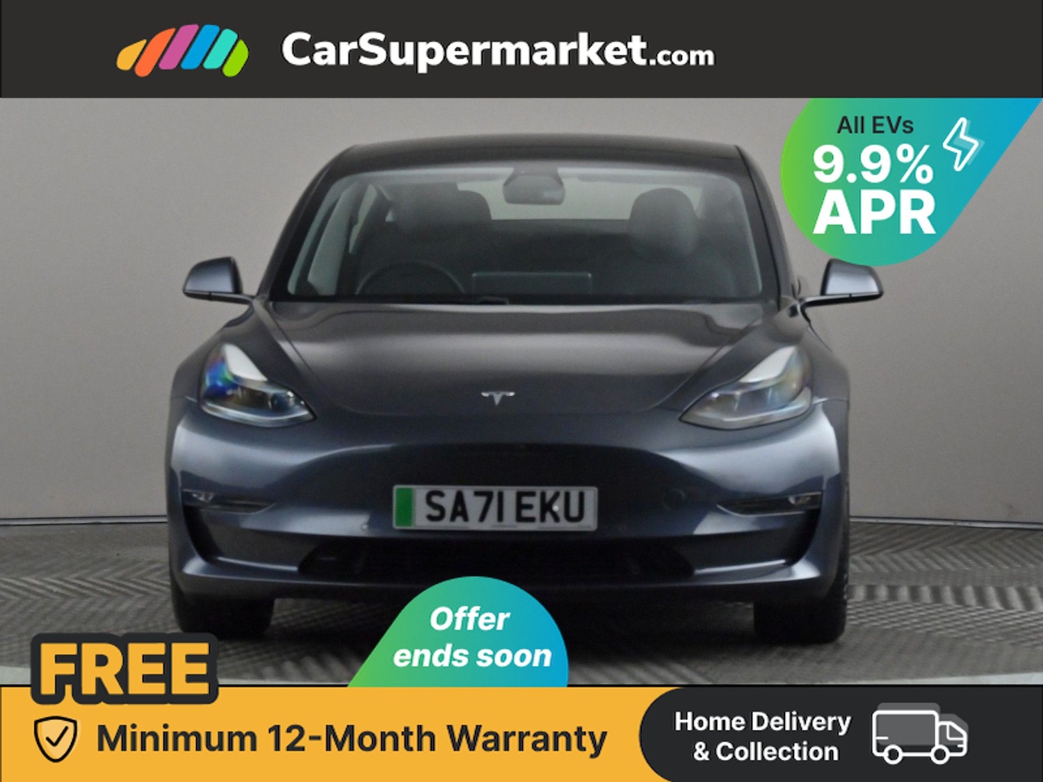 Used Tesla Model 3 2021 for sale - 76364554: Photo 2