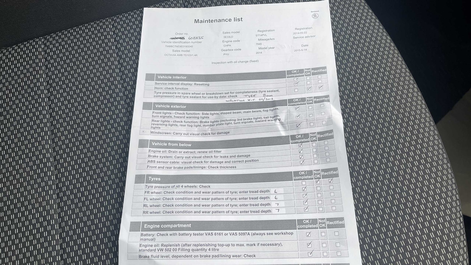 Used Skoda Octavia 2014 for sale - 77443640: Photo 34