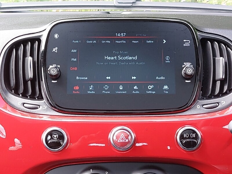 2023 Fiat 500 1.0 Mild Hybrid Red 3dr Hatchback Petrol Manual - Picture 11 of 12