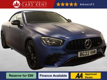 2022 (22) - 3.0 E53h BiTurbo MHEV AMG Night Edition (Premium Plus) Cabriolet 2dr Petrol