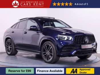 2022 (72) - 2.0 GLE350de 31.2kWh AMG Line (Premium Plus) Coupe 5dr Diesel Plug-in Hybri