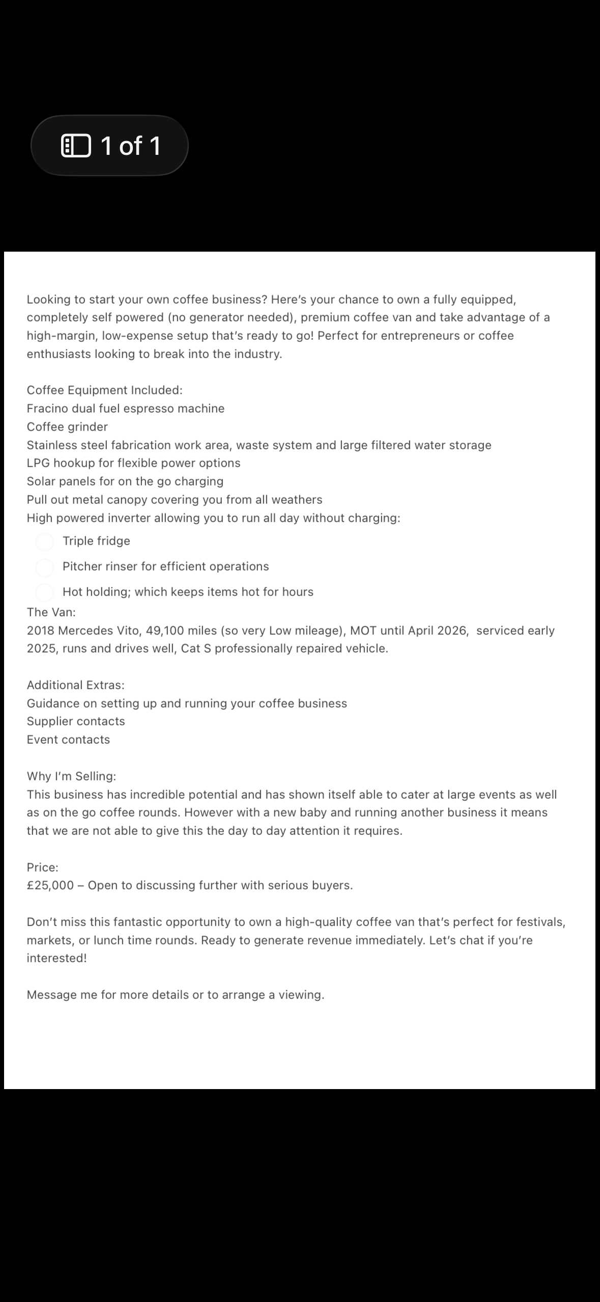 Used Mercedes-Benz Vito 2018 for sale - 76331156: Photo 16