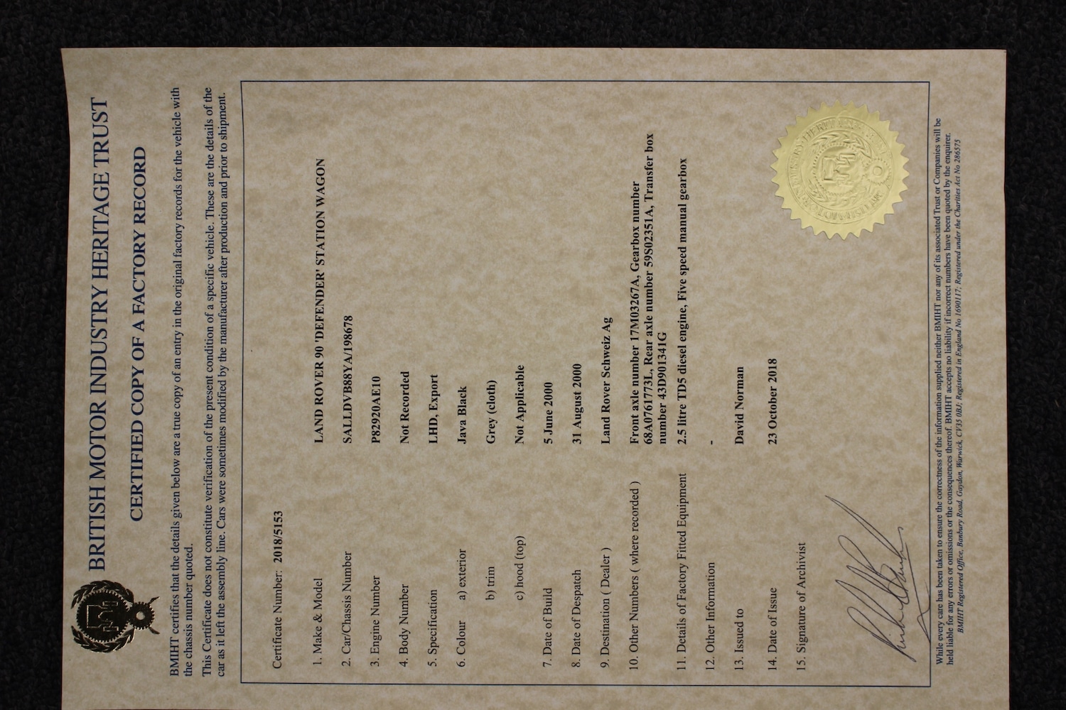 Used Land Rover Defender 90 2018 for sale - 77378805: Photo 39