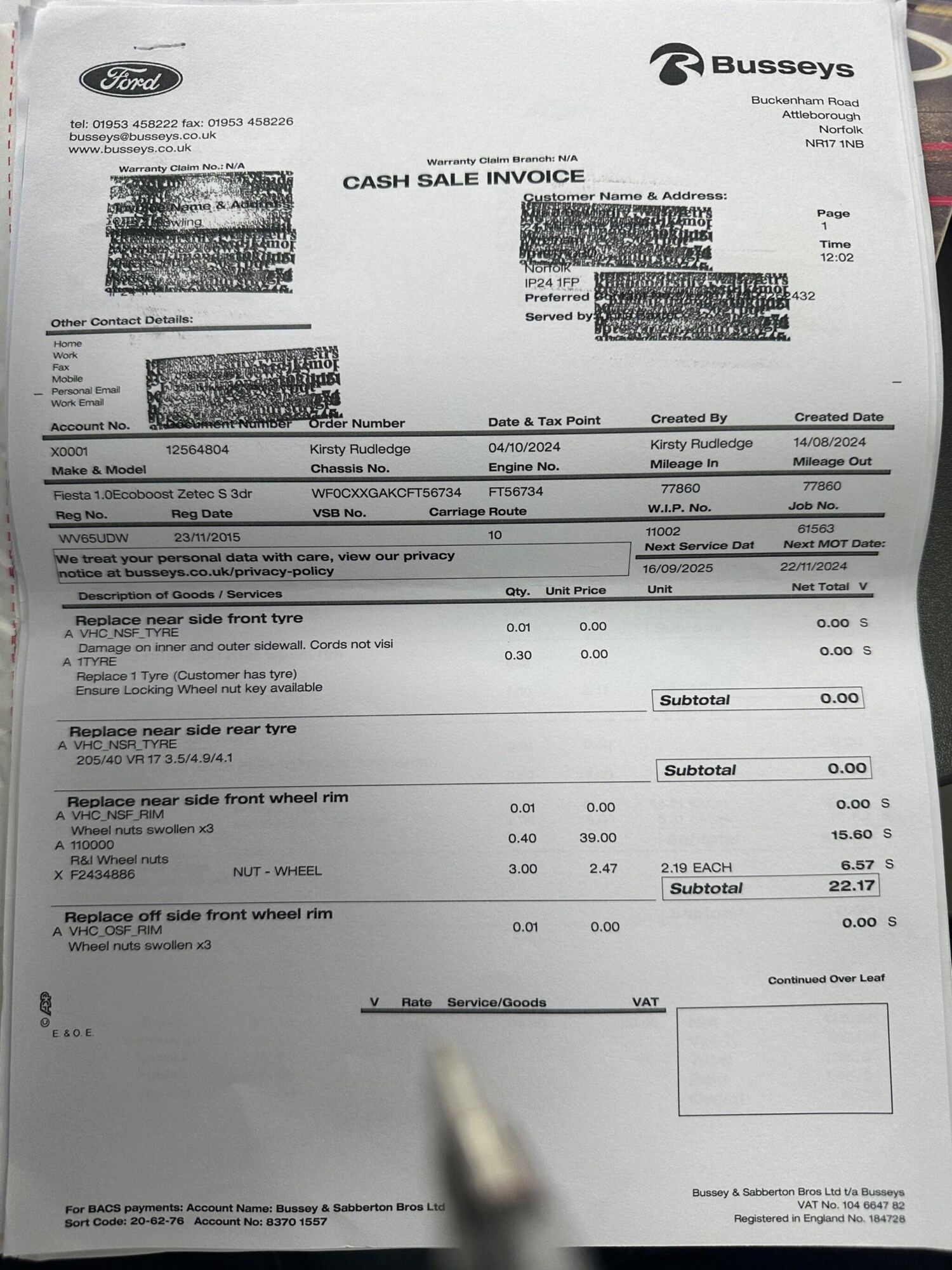 Used Ford Fiesta 2015 for sale - 78019629: Photo 11