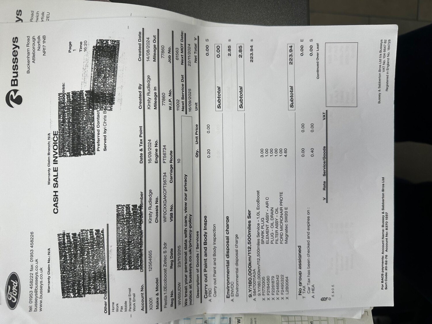 Used Ford Fiesta 2015 for sale - 78019629: Photo 8