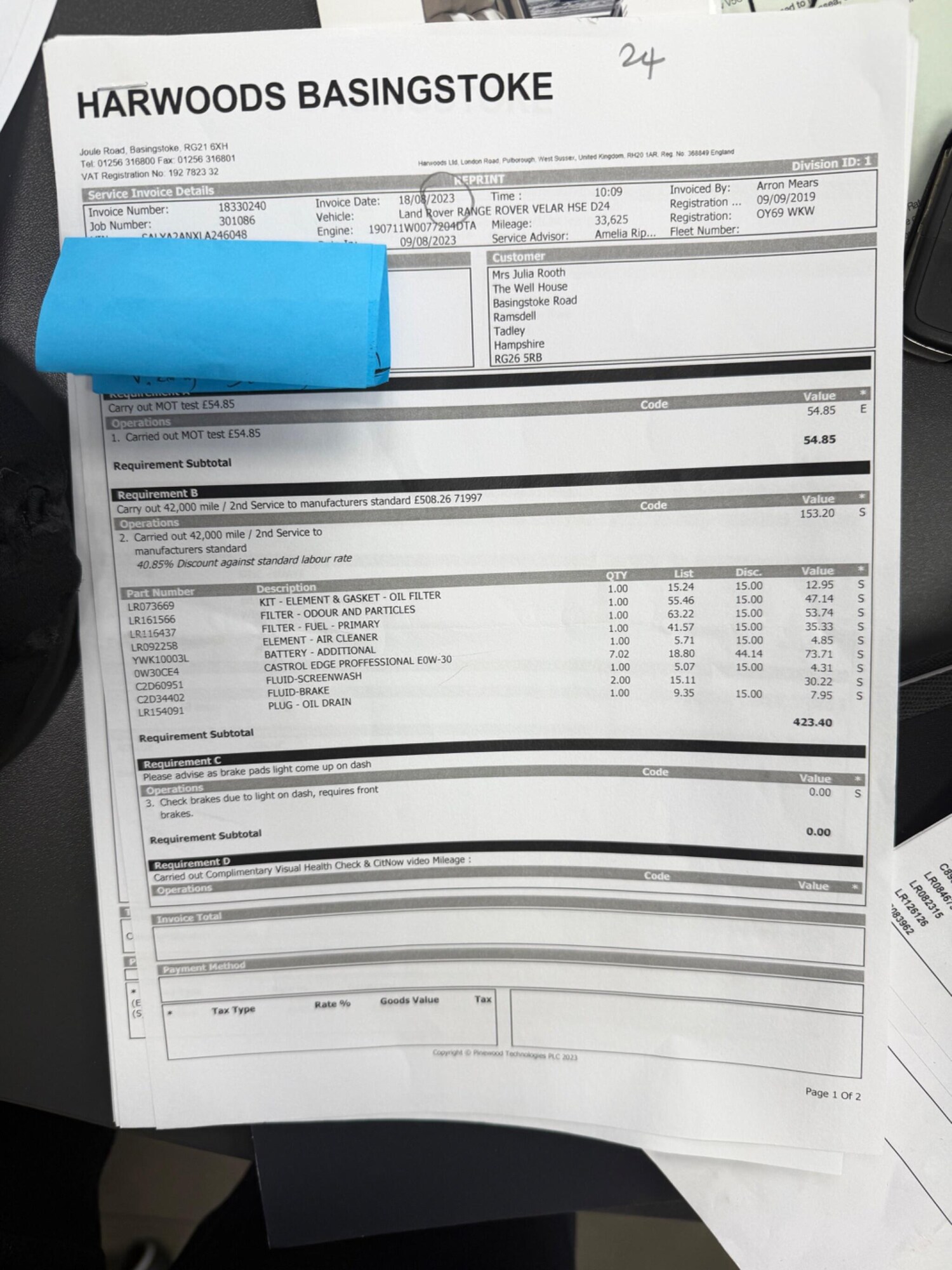 Used Land Rover Range Rover Velar for sale - 77854308: Photo 13