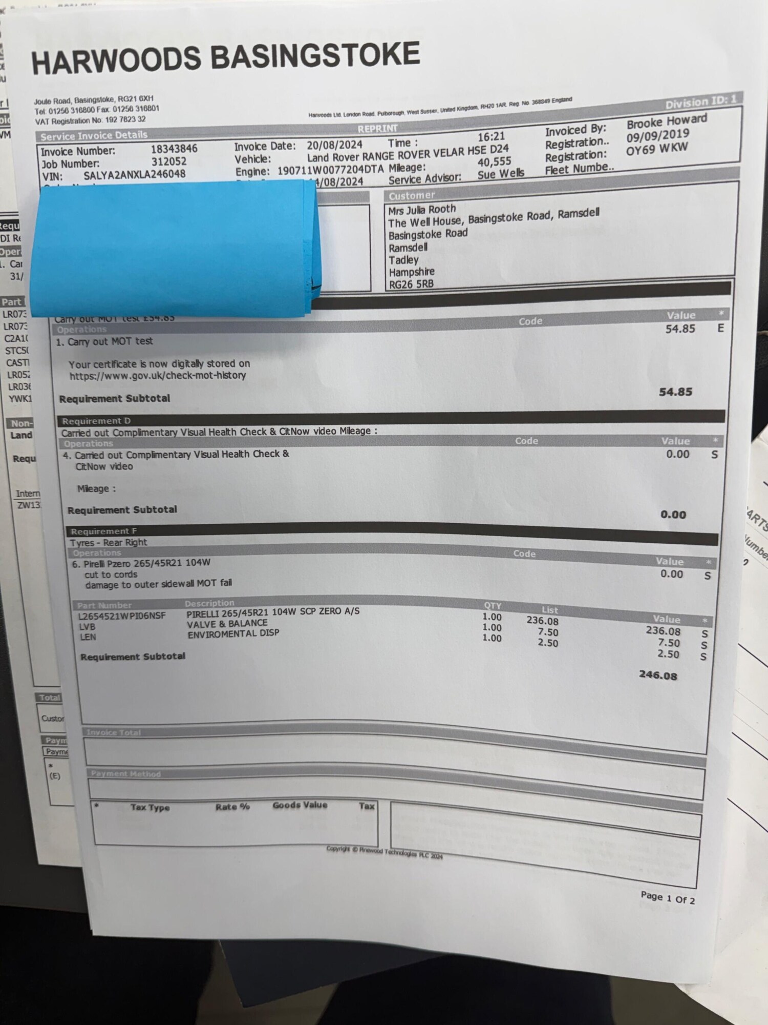 Used Land Rover Range Rover Velar for sale - 77854308: Photo 16