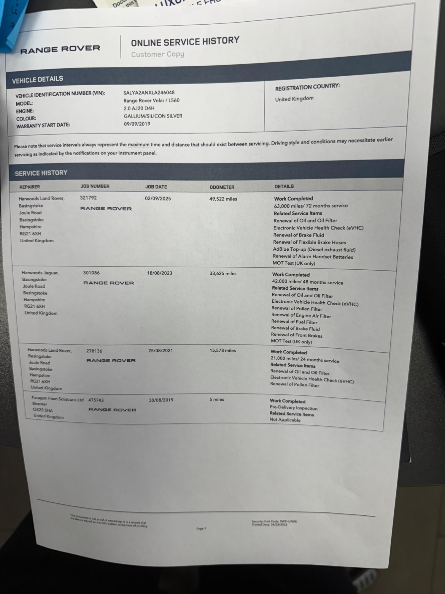 Used Land Rover Range Rover Velar for sale - 77854308: Photo 5