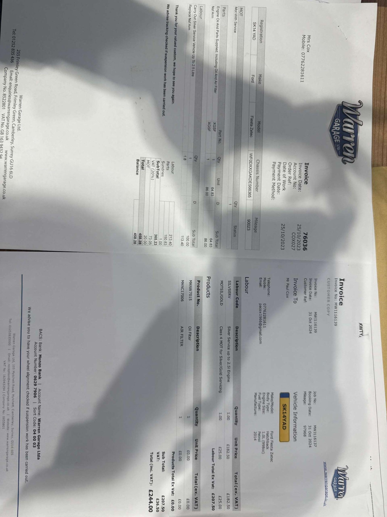 Used Ford Fiesta 2014 for sale - 76432523: Photo 15