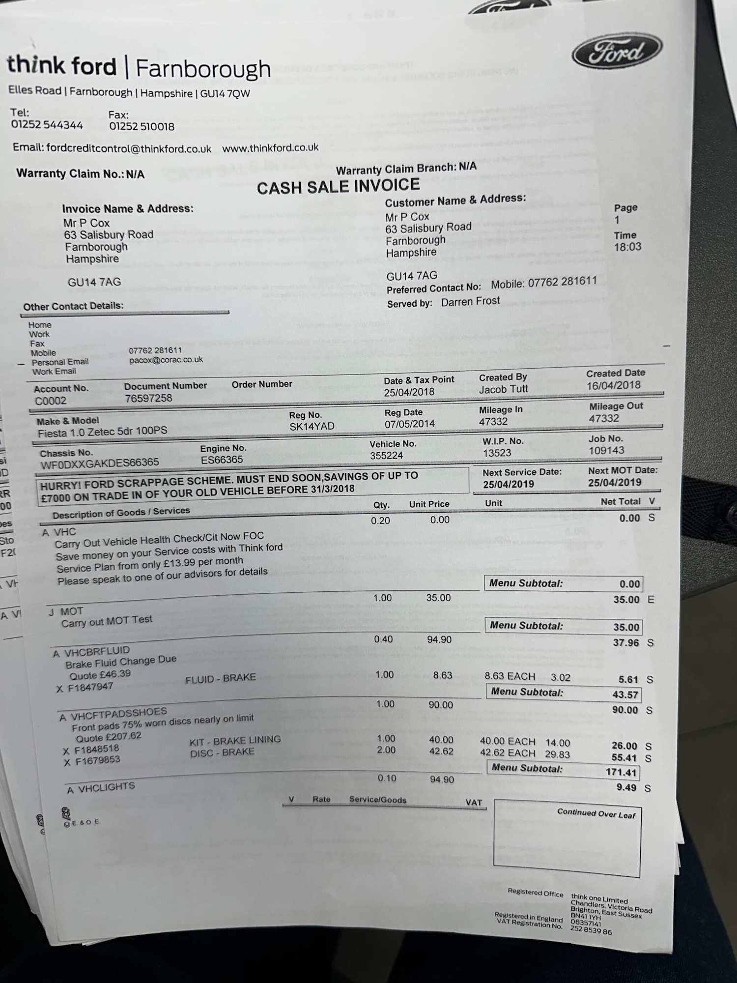 Used Ford Fiesta 2014 for sale - 76432523: Photo 40