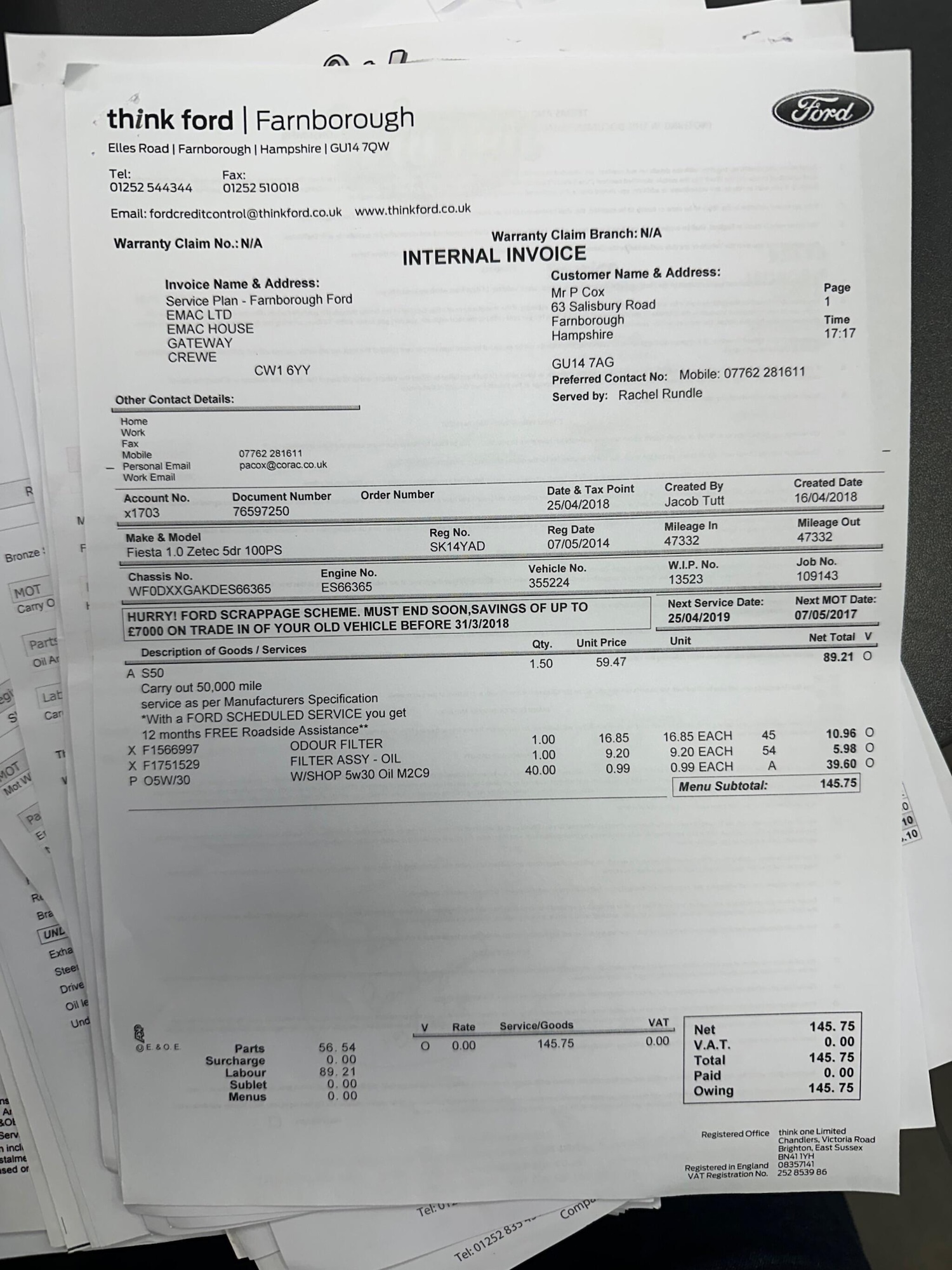 Used Ford Fiesta 2014 for sale - 76432523: Photo 54