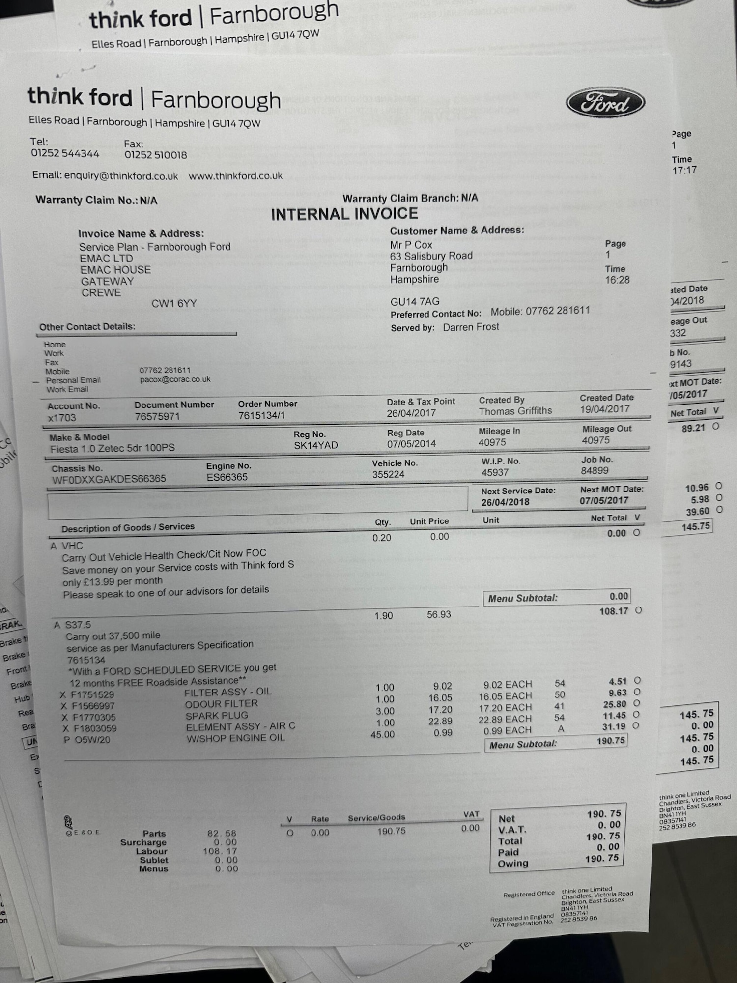 Used Ford Fiesta 2014 for sale - 76432523: Photo 55