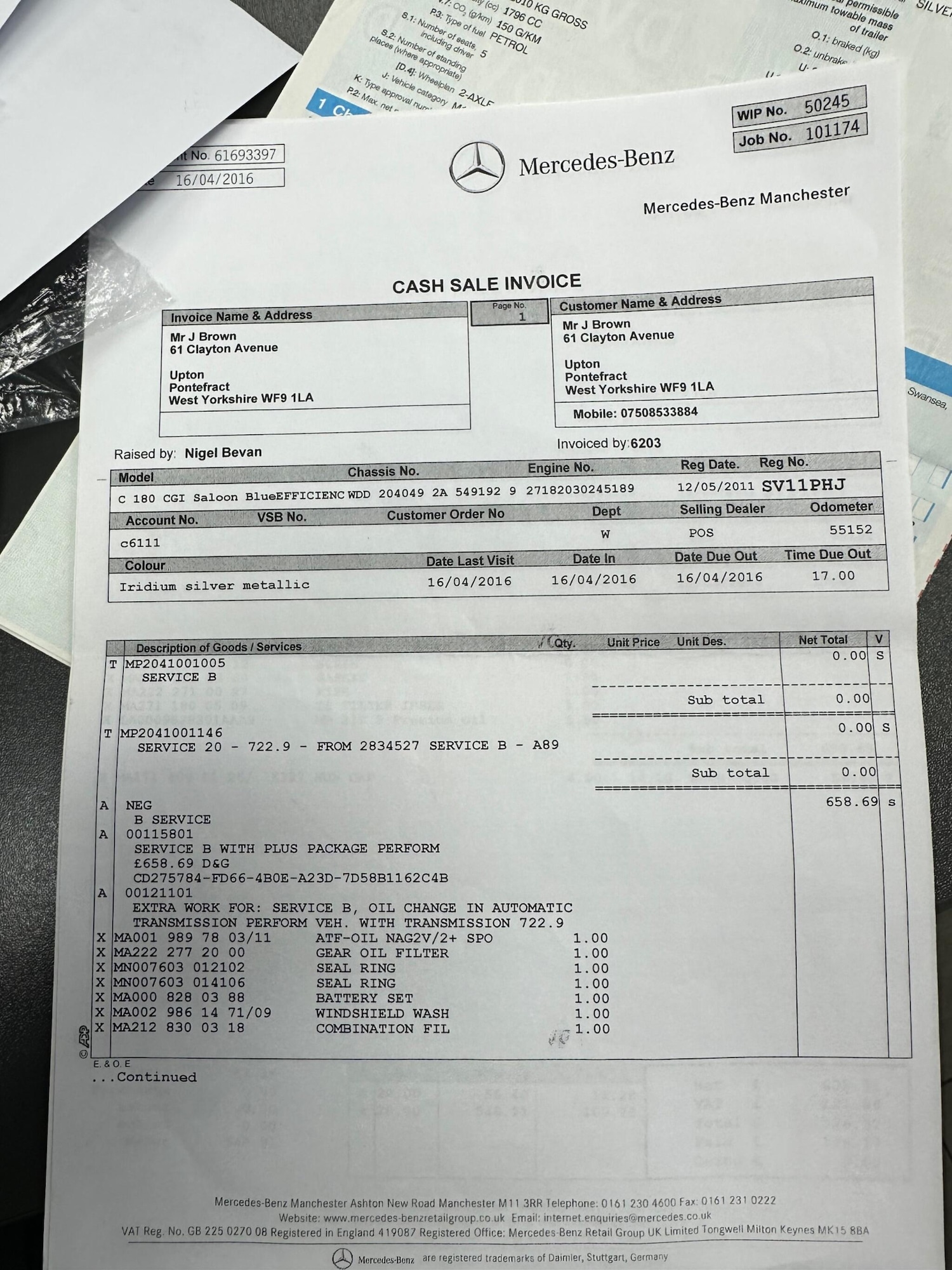 Used Mercedes-Benz C Class 2011 for sale - 77278606: Photo 16