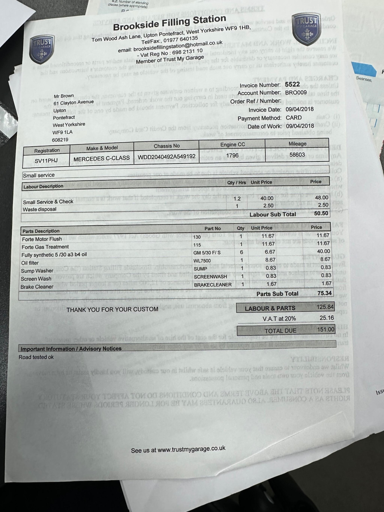 Used Mercedes-Benz C Class 2011 for sale - 77278606: Photo 18