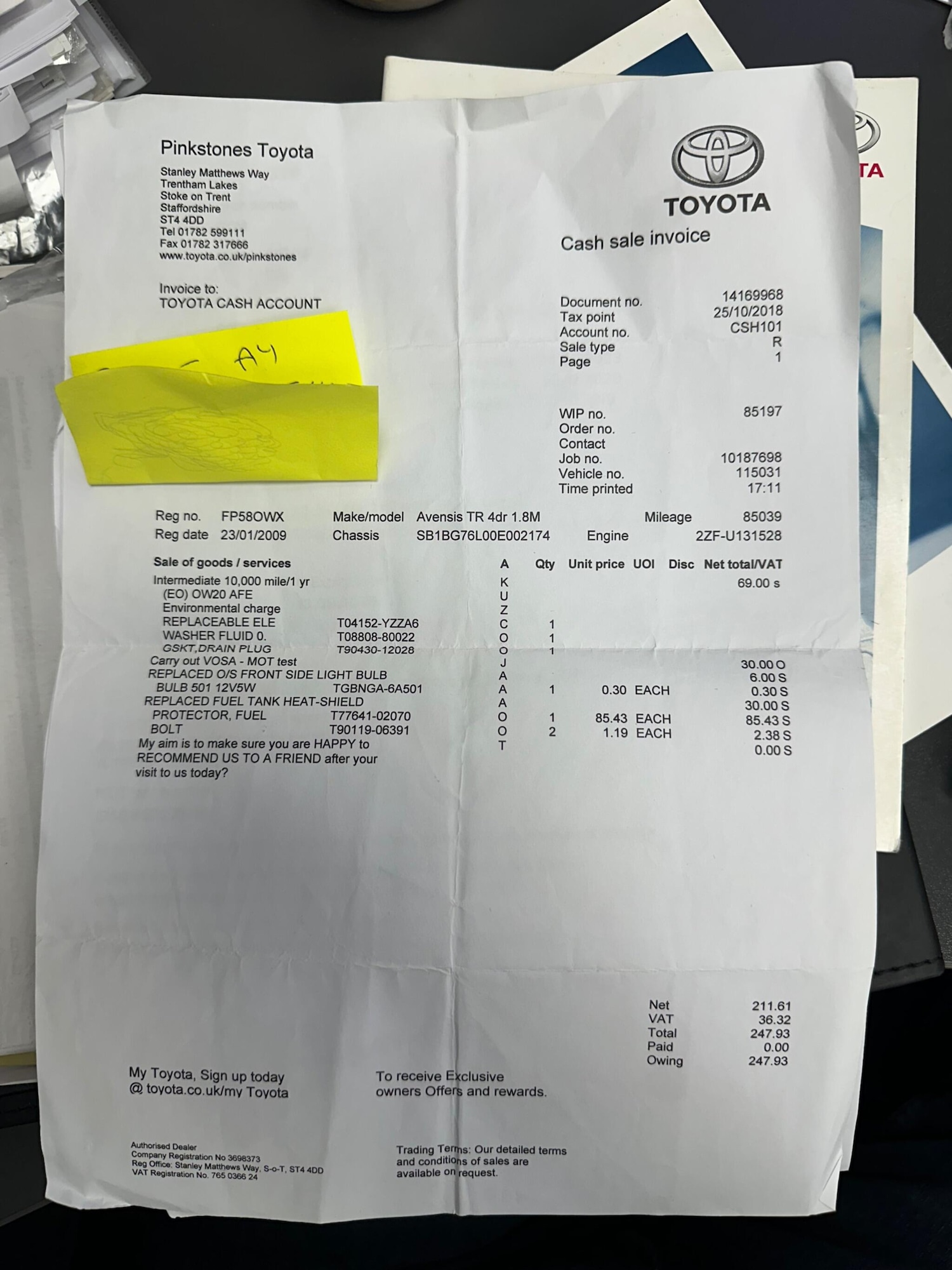 Used Toyota Avensis for sale - 77267238: Photo 13