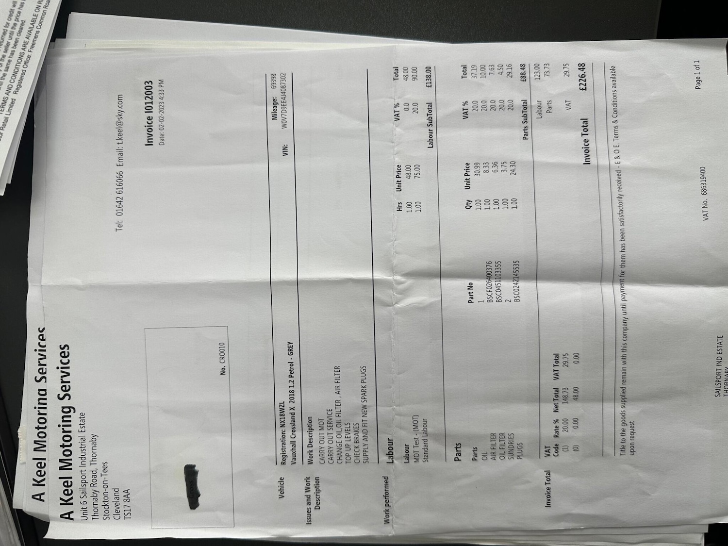 Used Vauxhall Crossland X 2018 for sale - 78205208: Photo 43