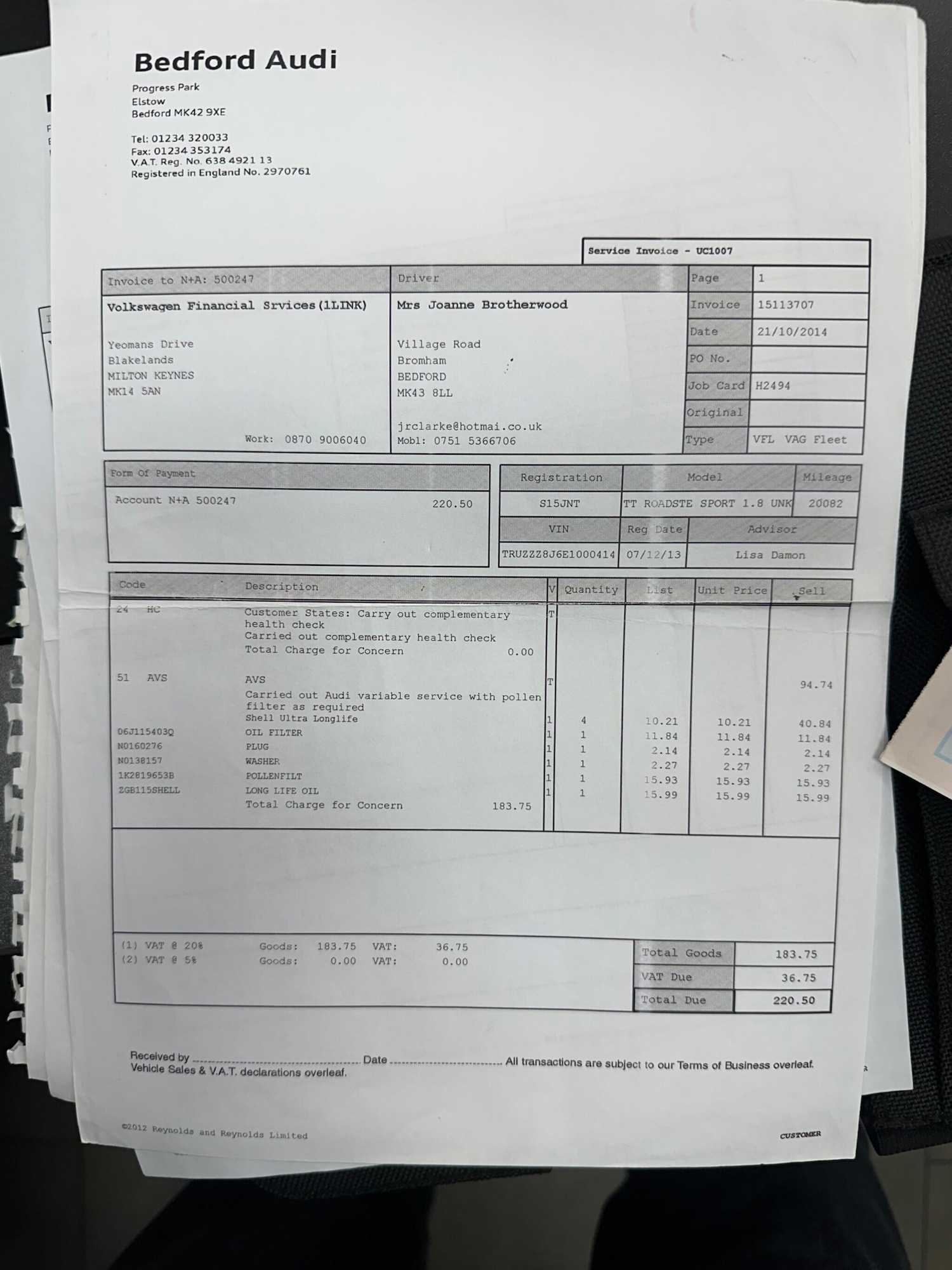 Used Audi TT 2013 for sale - 76997083: Photo 42