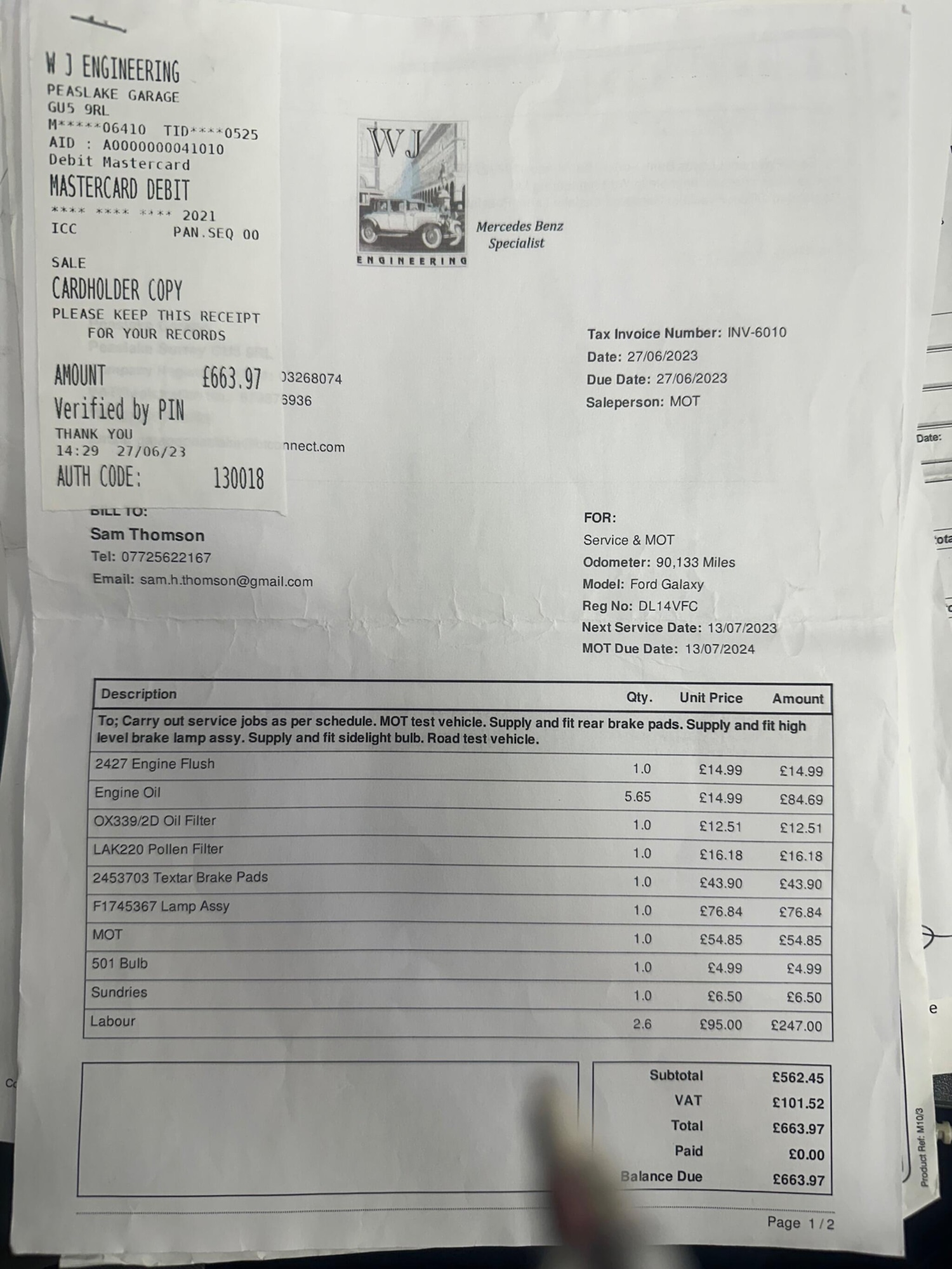 Used Ford Galaxy 2014 for sale - 77993138: Photo 21