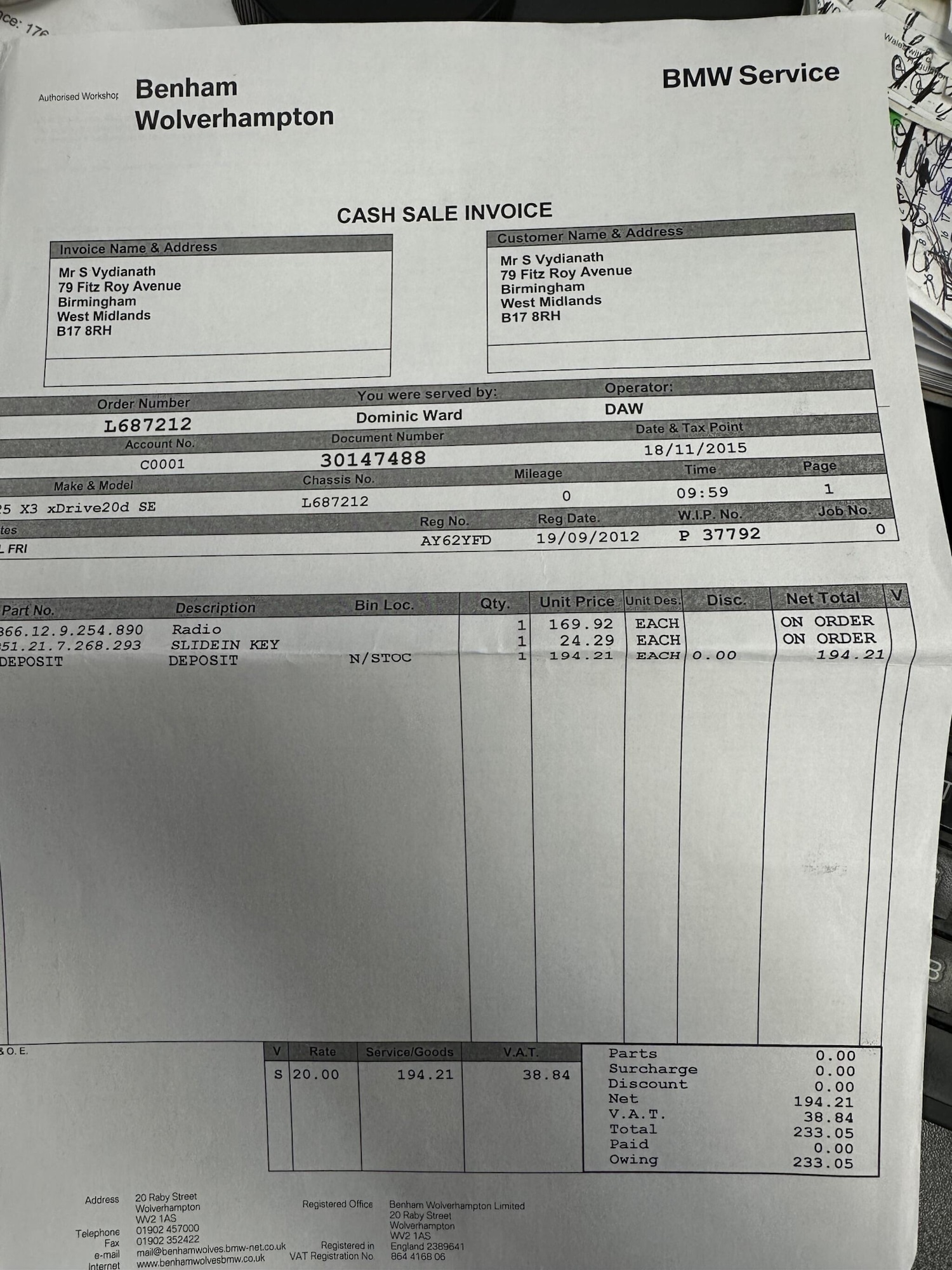Used BMW X3 2012 for sale - 78020481: Photo 17