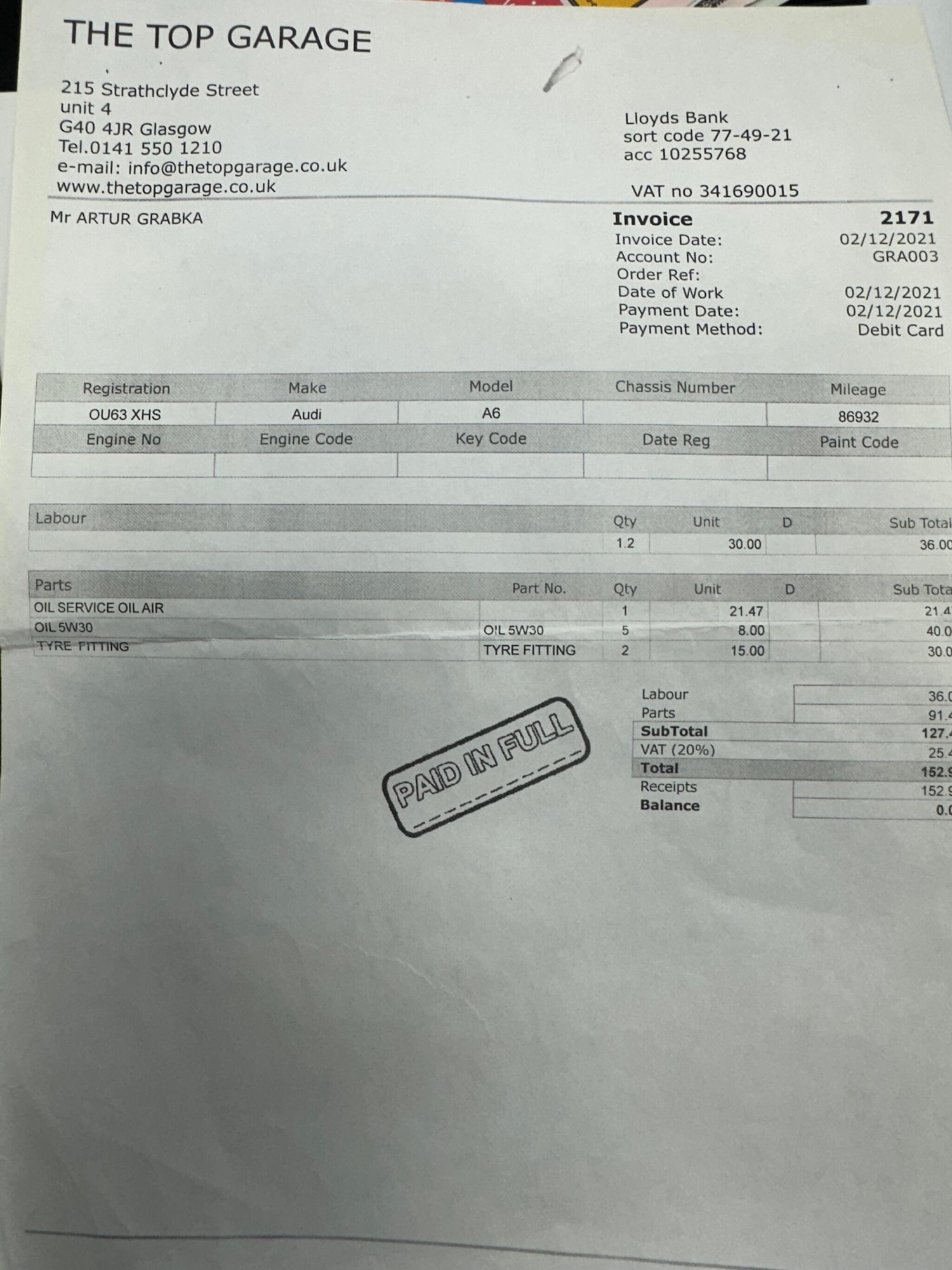 Used Audi A6 Saloon for sale - 78220096: Photo 19