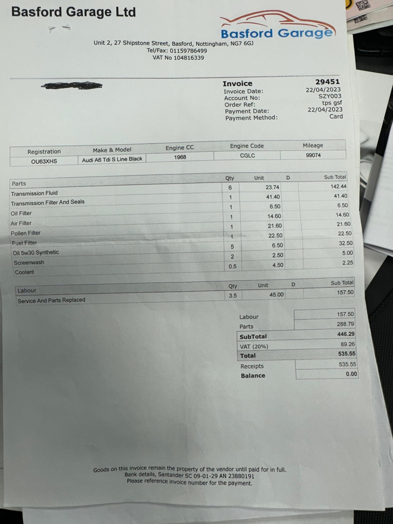 Used Audi A6 Saloon for sale - 78220096: Photo 22