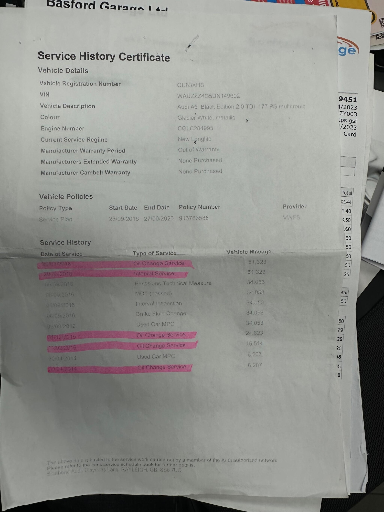 Used Audi A6 Saloon for sale - 78220096: Photo 24