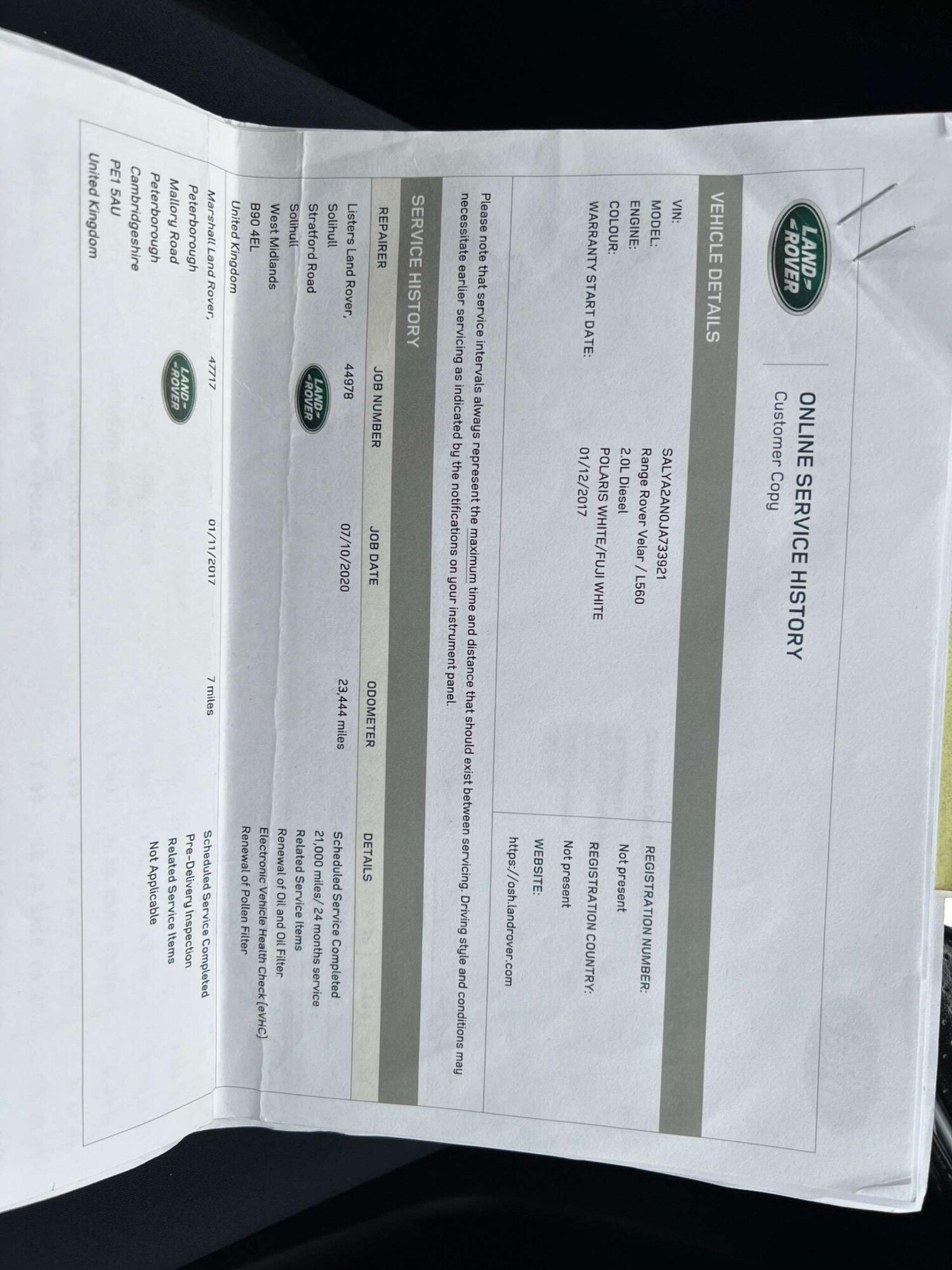 Used Land Rover Range Rover Velar for sale - 77883016: Photo 35