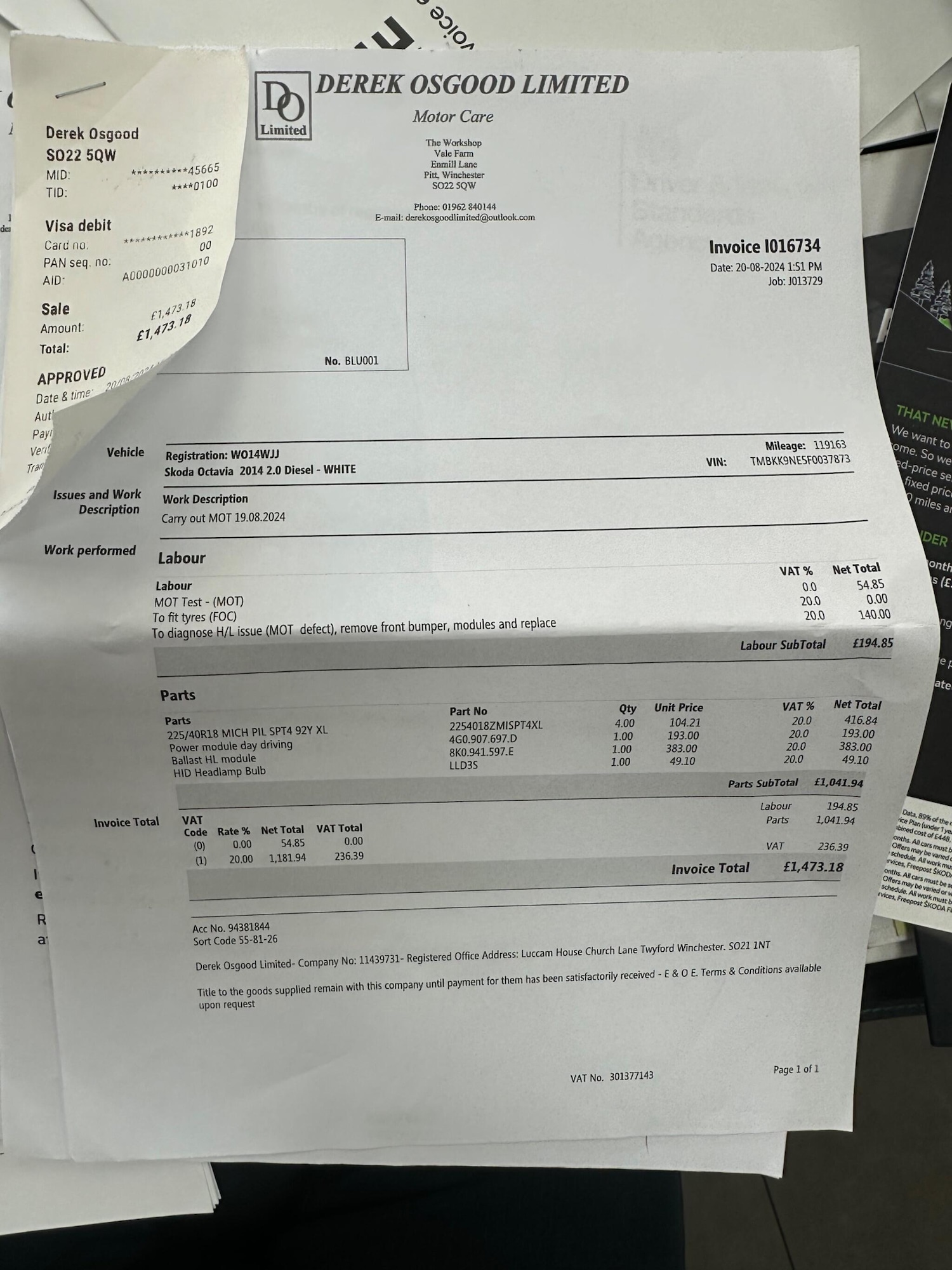 Used Skoda Octavia 2014 for sale - 77305216: Photo 35