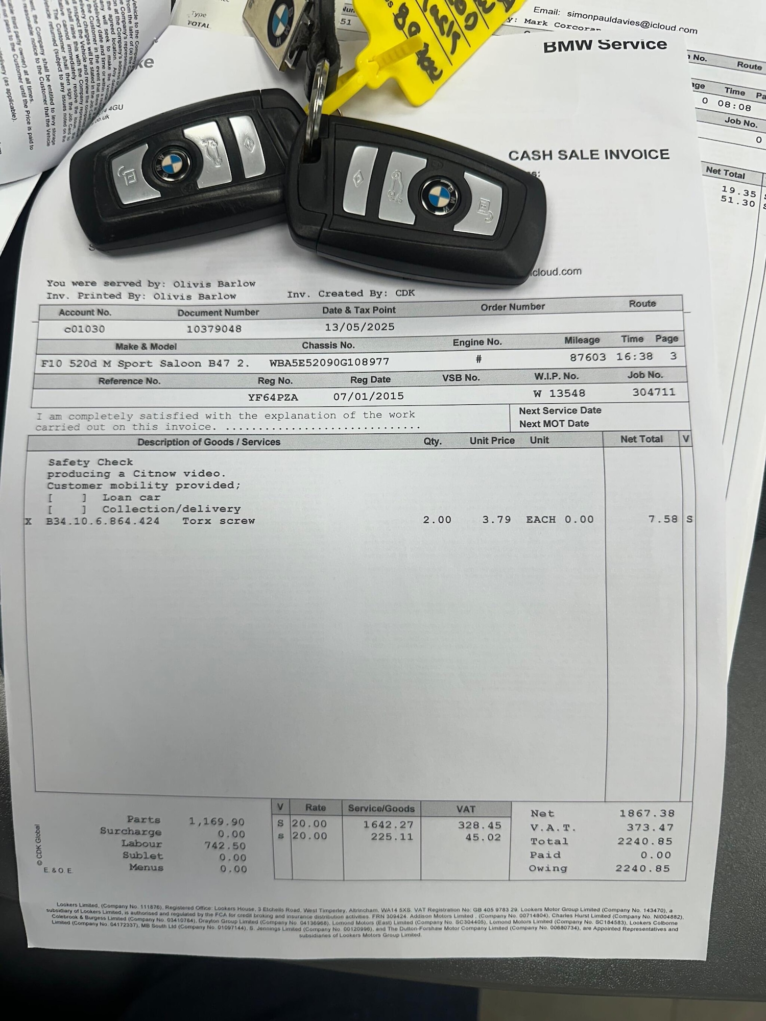 Used BMW 5 Series 2015 for sale - 76988756: Photo 28