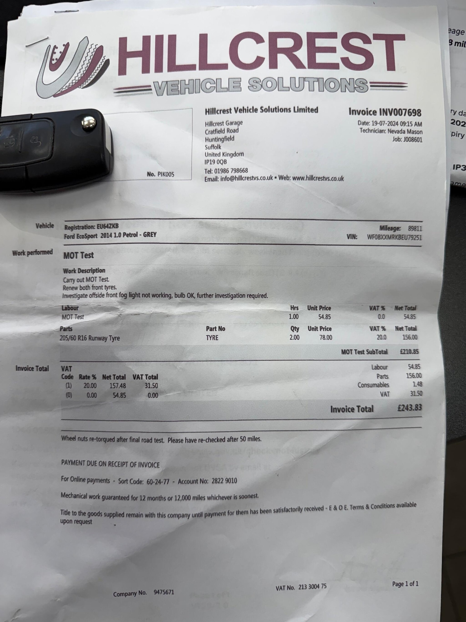 Used Ford Ecosport 2014 for sale - 76996345: Photo 42