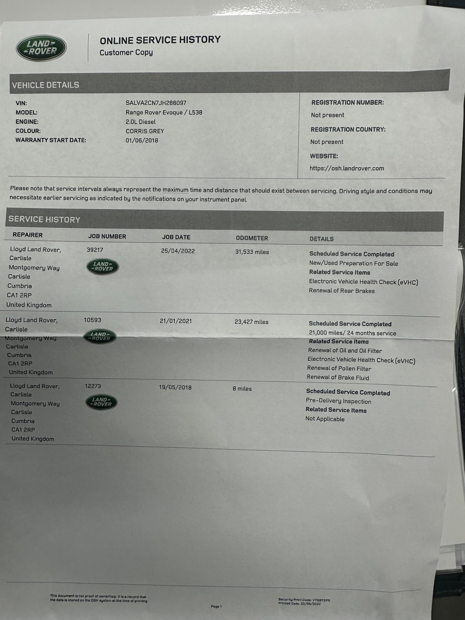 Used Land Rover Range Rover Evoque 2018 for sale - 76527734: Photo 8