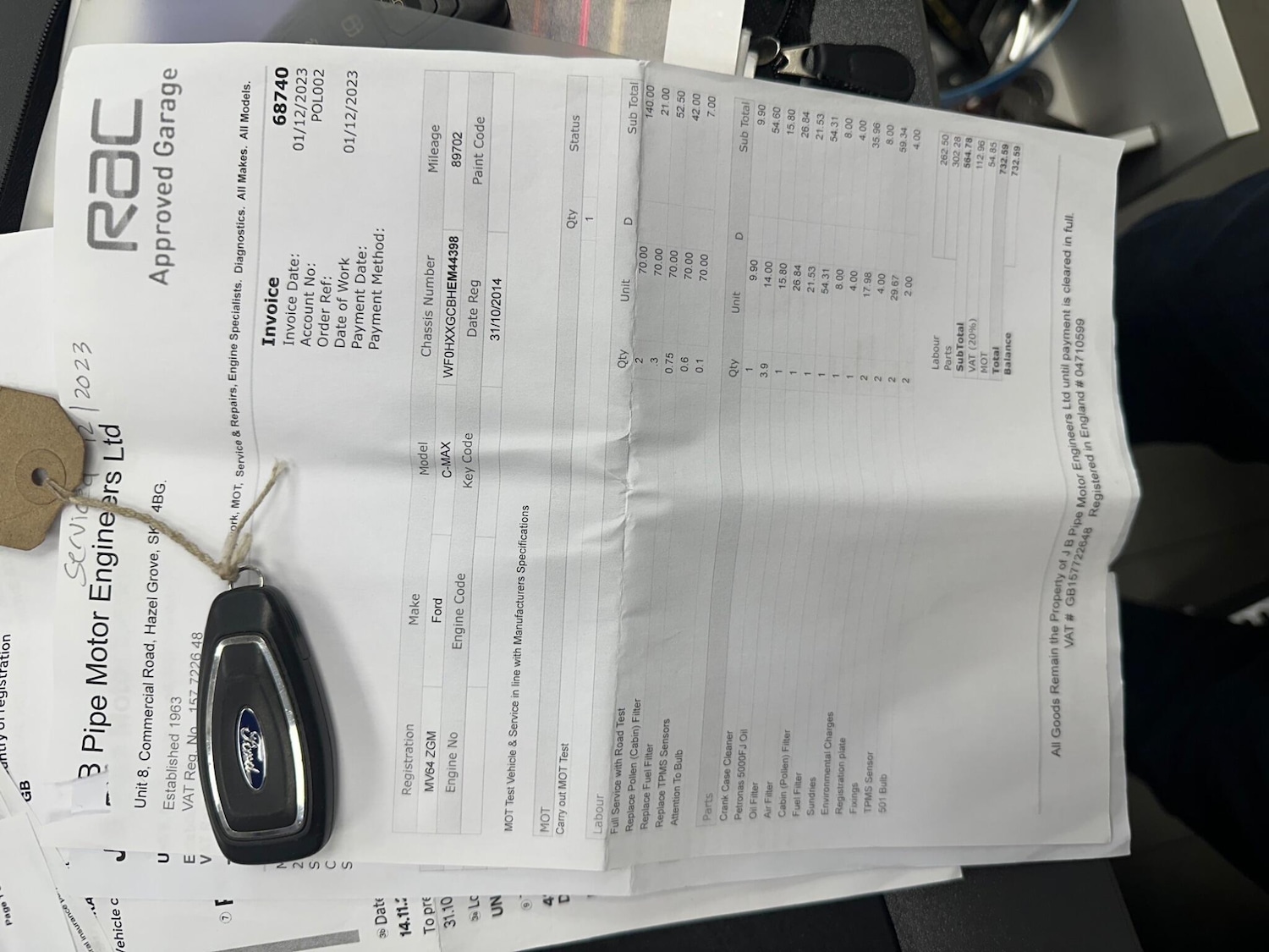 Used Ford Grand C-Max 2014 for sale - 76824046: Photo 19