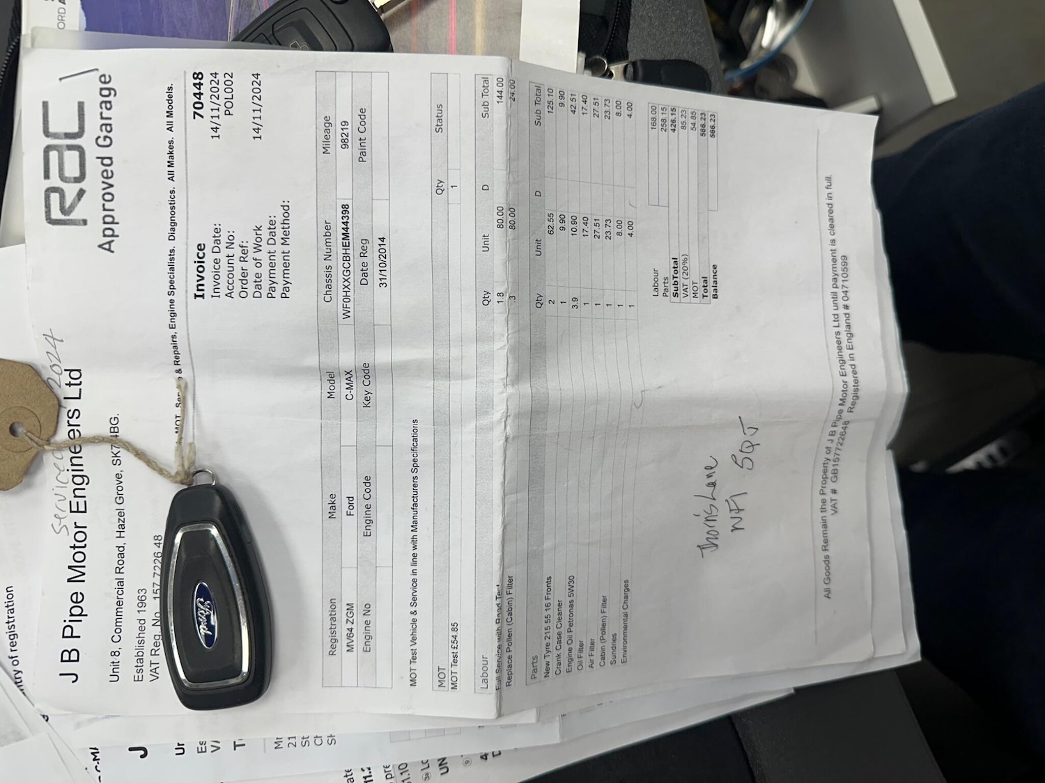 Used Ford Grand C-Max 2014 for sale - 76824046: Photo 20