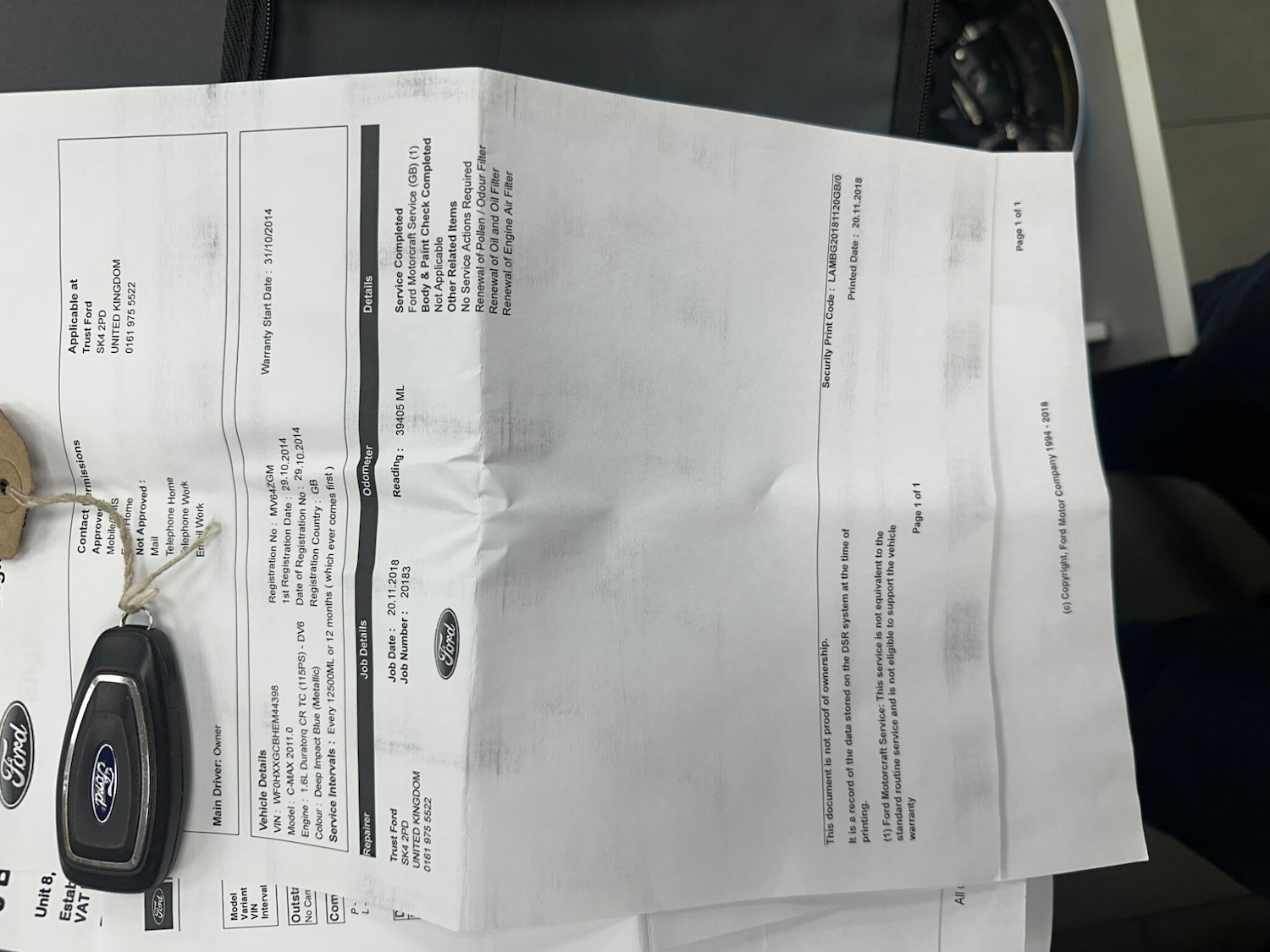 Used Ford Grand C-Max 2014 for sale - 76824046: Photo 23