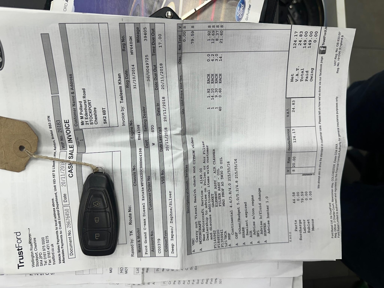 Used Ford Grand C-Max 2014 for sale - 76824046: Photo 25