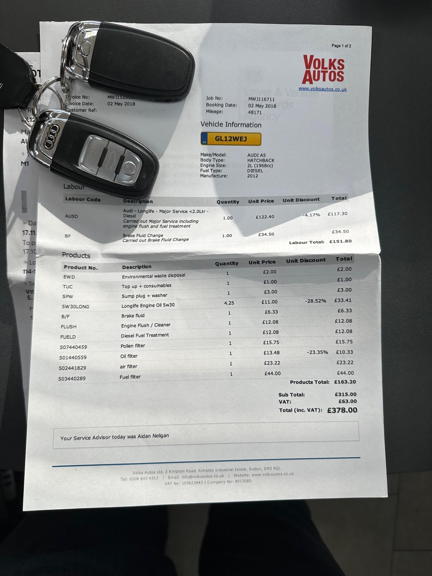 Used Audi A5 2012 for sale - 76619761: Photo 39